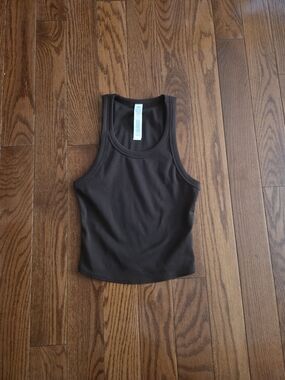 ALO Yoga Black Racerback Tank